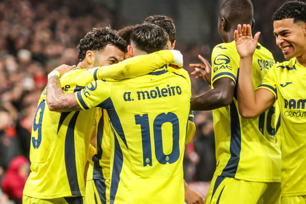 UEFA Champions League Matchday 3 of 8 Liverpool v Villarreal Georges Mikautadze of Villarreal celebrates his goal to make it 0-1 during the UEFA Champions League Matchday 3 of 8 match Liverpool vs Villarreal at Anfield, Liverpool, United Kingdom on 20 October 2026 (Photo by Alfie Cosgrove News Images) Liverpool Anfield Merseyside United Kingdom Copyright: xAlfiexCosgrove NewsxImagesx