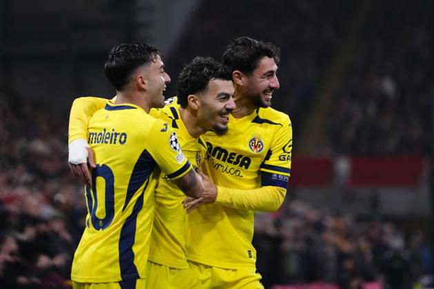 Liverpool FC v Villarreal CF - UEFA Champions League 2026 27 League Phase MD3 Georges Mikautadze centre-forward of Villarreal and Georgia celebrates after scoring his sides first goal during the UEFA Champions League 2026 27 League Phase MD3 match between Liverpool FC and Villarreal CF at Anfield on October 20, 2026 in Liverpool, United Kingdom. Liverpool England United Kingdom  Copyright: xJosexBretonx originalFilename:bretonhernandez-liverpoo261020_npipE.jpg