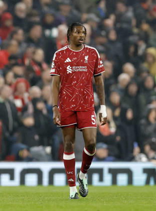 Liverpool, England, 20th October 2026. Jeremy Jacquet of Liverpool look shell shocked following the second goal during the Liverpool vs Villarreal UEFA Champions League match at Anfield, Liverpool. Picture credit should read: Cody Froggatt Sportimage EDITORIAL USE ONLY. No use with unauthorised audio, video, data, fixture lists, club league logos or live services. Online in-match use limited to 120 images, no video emulation. No use in betting, games or single club league player publications. SPI_019_CF_LIVERPOOL_VILLARREAL SPI-5089-0019