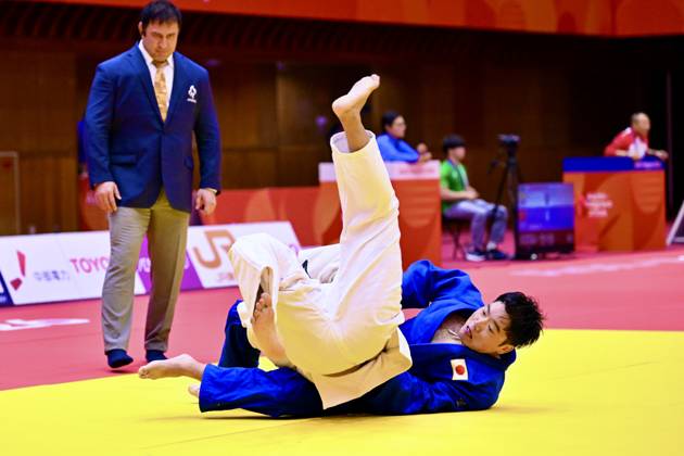 Tsukasa Tanaka (JPN), OCTOBER 21, 2026 - Para Judo : Mens -95kg J2 round robin during the Asian Para Games Aichi-Nagoya 2026 at Aichi Prefectural Martial Arts Hall in Aichi, Japan. Noxthirdxpartyxsales  aflo_357753932 KenjiroxMatsuox