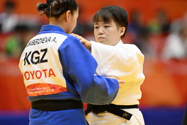 Kazusa Ogawa (JPN), OCTOBER 21, 2026 - Para Judo : Women s J2 -70kg Quarter-final during the Asian Para Games Aichi-Nagoya 2026 at Aichi Prefectural Martial Arts Hall in Aichi, Japan. Noxthirdxpartyxsales  aflo_357783279 KenjiroxMatsuox