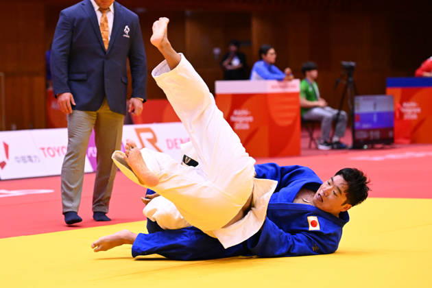 Tsukasa Tanaka (JPN), OCTOBER 21, 2026 - Para Judo : Mens -95kg J2 round robin during the Asian Para Games Aichi-Nagoya 2026 at Aichi Prefectural Martial Arts Hall in Aichi, Japan. Noxthirdxpartyxsales  aflo_357783405 KenjiroxMatsuox