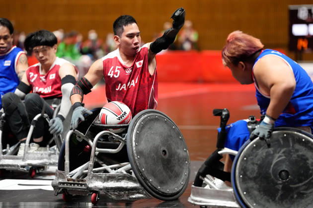Hiroki Hora (JPN), OCTOBER 21, 2026 - Wheelchair Rugby : Preliminary Match between Japan - Thailand at WING ARENA KARIYA during The Asian Para Games Aichi-Nagoya 2026 in Aichi, Japan. Noxthirdxpartyxsales  aflo_357786665 MARUYAMA,xKoheix