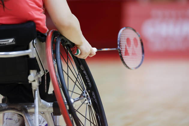 Sena Tomoyose (JPN), OCTOBER 21, 2026 - Para Badminton : Women s Singles WH1 Group B during the Asian Para Games Aichi-Nagoya 2026 at Ichinomiya City Municipal Gymnasium in Ichinomiya, Japan. Noxthirdxpartyxsales aflo_357800573 HAYASHI,xKyokox