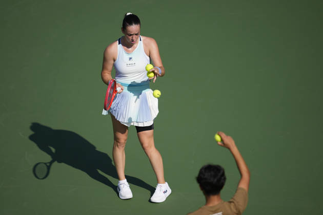 WTA, Tennis Damen Kinoshita Group Japan Open - Day 3 Tereza Valentova of the Czech Republic plays during her round of 16 singles match against Lilli Tagger of Austria at the 2026 Kinoshita Group Japan Open Women s tennis tournament at Utsubo Tennis Center in Osaka, Japan, on October 21, 2026. Osaka Japan  Copyright: xOwenxHammondx originalFilename:hammond-2026kino261021_npQ9t.jpg