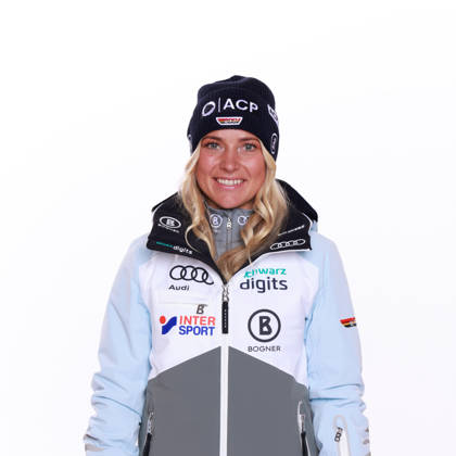 DSV German Ski Association Portraits Season 2026–27 Christine HAHNEMANN, Alpine Skiing, Single Image, Cropped Single Shot, Portrait, Portrait, Portrait, DSV,German Ski Association Season 2026–2027 German Ski Association via SVEN SIMON Photo Agency Poolfoto SvenSimon Deutscher Skiverband ,EDITORIAL USE ONLY