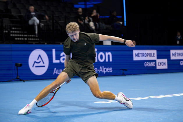 TENNIS : ATP, Tennis Herren 250 - Grand Tennis AURA - Decines (France) 21 10 2026 Corentin Moutet (FRA) vs Felix Balshaw (FRA) during the tournament of the Auvergne Rhône-Alpes Grand Prix at the LDLC Arena in Décines on October 21, 2026. Photo Sandrine Thesillat PsNewZ Copyright: xSandrinexTHESILLATx