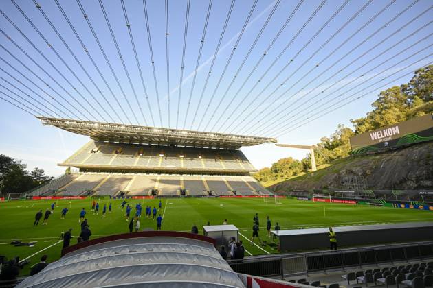 SC Braga v KAA Gent - UEFA Conference League Media Activities 21 10 2026 BRAGA, PORTUGAL - OCTOBER 21 : General view inside the stadium pictured during a training session ahead of the UEFA Conference League 2026 27 League Phase matchday 2 match between SC Braga and KAA Gent on October 21, 2026 in Braga, Portugal, 21 10 2026 Braga Portugal  Copyright: xNicoxVereeckenx