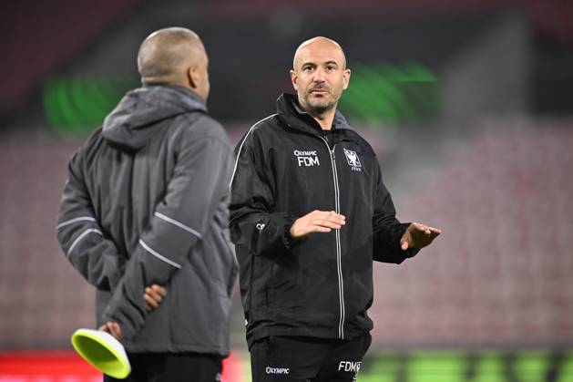 FC Midtjylland v Sint-Truidense VV - UEFA Conference League Media Activities 21 10 2026 HERNING, DENMARK - OCTOBER 21 : De Meyer Frederic head coach of Sint-Truidense VV pictured during a training session ahead of the UEFA Conference League 2026 27 League Phase matchday 2 match between FC Midtjylland and Sint-Truidense VV on October 21, 2026 in Herning, Denmark, 21 10 2026 Herning Denmark  Copyright: xTomasxSiskx