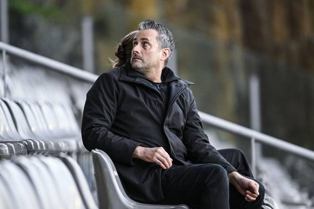 Sam Baro, owner of KAA Gent pictured at a training session of Belgian soccer team KAA Gent, Wednesday 21 October 2026 in Braga, Portugal. The team is preparing for the second match of the UEFA Conference League league phase against Portuguese SC Braga tomorrow. TOM GOYVAERTS TomxGoyvaerts  x190519856x