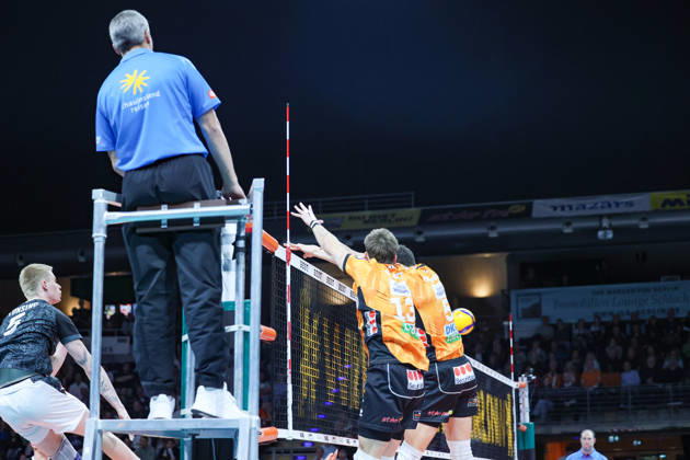October 21, 2026, BR Volleys vs. FT 1844 Freiburg, Volleyball Bundesliga (BBL) Matchday 1, Max Schmeling Halle, BR Volleys Berlin Defense, Berlin, Germany
