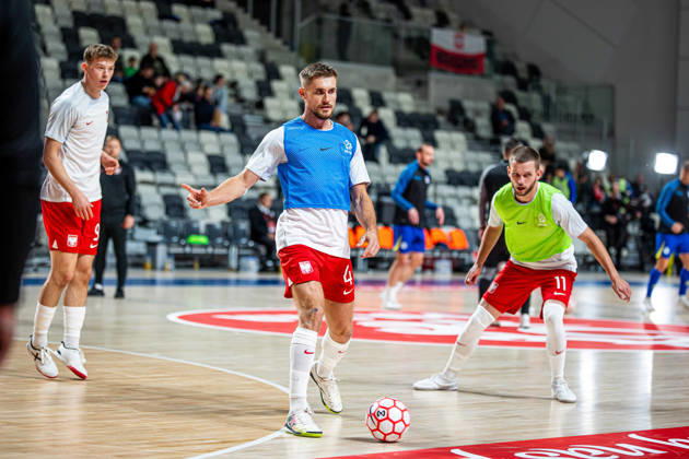 21.10.2026 GORZOW, ARENA GORZOW, FUTSAL, ELIMINACJE MISTRZOSTW SWIATA (FIFA FUTSAL WORLD CUP 2028 QUALIFICATION), MECZ POLSKA - BOSNIA I HERZEGOWINA (POLAND - BOSNIA AND HERZEGOVINA) NZ rozgrzewka reprezentacji polski PIOTR SKIEPKO FOTO LUKASZ SKWIOT CYFRASPORT NEWSPIX.PL --- Newspix.pl  20261021CSLS00021