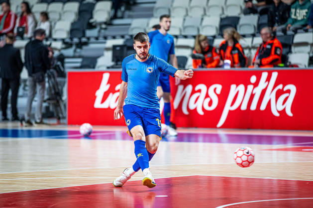 21.10.2026 GORZOW, ARENA GORZOW, FUTSAL, ELIMINACJE MISTRZOSTW SWIATA (FIFA FUTSAL WORLD CUP 2028 QUALIFICATION), MECZ POLSKA - BOSNIA I HERZEGOWINA (POLAND - BOSNIA AND HERZEGOVINA) NZ rozgrzewka pilkarzy Bosni FOTO LUKASZ SKWIOT CYFRASPORT NEWSPIX.PL --- Newspix.pl  20261021CSLS00026