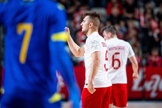 21.10.2026 GORZOW, ARENA GORZOW, FUTSAL, ELIMINACJE MISTRZOSTW SWIATA (FIFA FUTSAL WORLD CUP 2028 QUALIFICATION), MECZ POLSKA - BOSNIA I HERZEGOWINA (POLAND - BOSNIA AND HERZEGOVINA) NZ KACPER SENDLEWSKI BRAMKA RADOSC GOL GOAL FOTO LUKASZ SKWIOT CYFRASPORT NEWSPIX.PL --- Newspix.pl  20261021CSLS00106