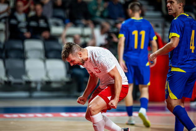 21.10.2026 GORZOW, ARENA GORZOW, FUTSAL, ELIMINACJE MISTRZOSTW SWIATA (FIFA FUTSAL WORLD CUP 2028 QUALIFICATION), MECZ POLSKA - BOSNIA I HERZEGOWINA (POLAND - BOSNIA AND HERZEGOVINA) NZ KACPER SENDLEWSKI BRAMKA RADOSC GOL GOAL FOTO LUKASZ SKWIOT CYFRASPORT NEWSPIX.PL --- Newspix.pl  20261021CSLS00131