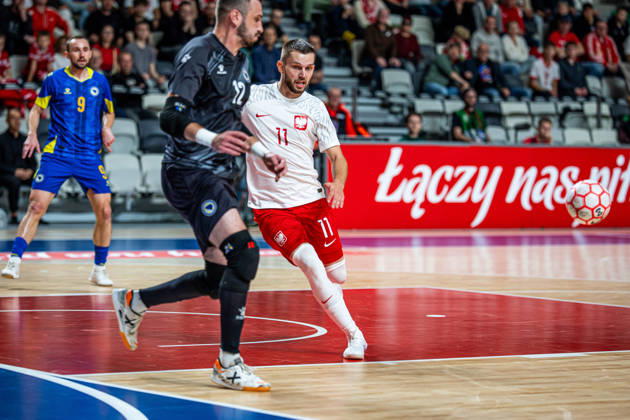 21.10.2026 GORZOW, ARENA GORZOW, FUTSAL, ELIMINACJE MISTRZOSTW SWIATA (FIFA FUTSAL WORLD CUP 2028 QUALIFICATION), MECZ POLSKA - BOSNIA I HERZEGOWINA (POLAND - BOSNIA AND HERZEGOVINA) NZ JAKUB RASZKOWSKI AMER DELIC FOTO LUKASZ SKWIOT CYFRASPORT NEWSPIX.PL --- Newspix.pl 20261021CSLS00150