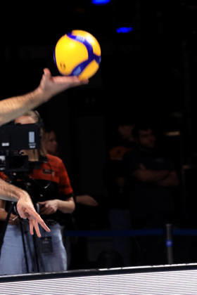 October 21, 2026, Germany, GER, DEU, Volleyball 1st Bundesliga, Day 1, 2026–2027 Season, Berlin, BR Volleys vs. FT Freiburg, Daniel Malescha, BR Volleys, 10 nordphoto GmbH, Engler, Berlin, Max Schmeling Halle, Berlin, Germany Copyright: xNordphotox xEnglerx