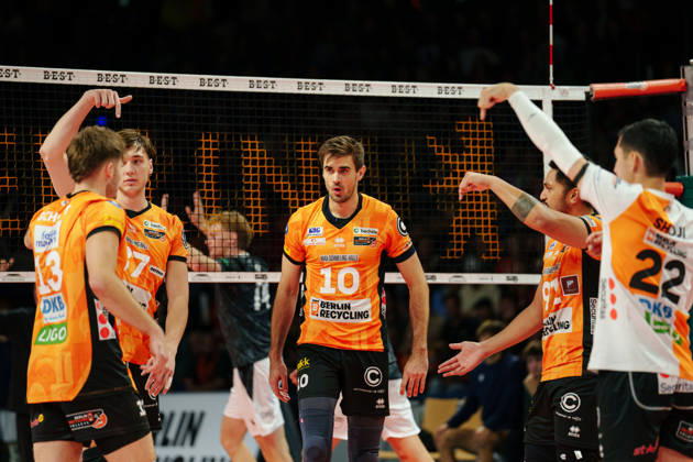 Men s Volleyball Bundesliga, Matchday 1: BERLIN RECYCLING Volleys vs. FT 1844 Freiburg, Daniel Malescha, BERLIN RECYCLING Volleys, 10 points earned on October 21, 2026, at the Max Schmeling Halle, Berlin, Berlin, Max Schmeling Hall, Berlin, Germany