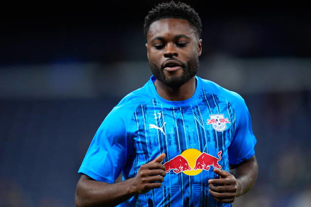 October 21, 2026, Madrid, Madrid, Spain: Ridle Baku of RB Leipzig looks on during the UEFA Champions League 2026 27 League Phase MD3 match between Real Madrid CF and RB Leipzig at Bernabeu stadium on October 21, 2026, in Madrid, Spain. Madrid Spain - ZUMAa181 20261021_zaa_a181_036 Copyright: xDennisxAgyemanx