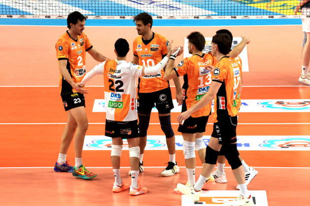 October 21, 2026, Germany, GER, DEU, Volleyball 1st Bundesliga, Day 1, 2026–2027 Season, Berlin, BR Volleys vs. FT Freiburg, BR Volleys, Spielerkreis nordphoto GmbH, Engler, Max Schmeling Halle, Berlin, Germany Copyright: xNordphotox xEnglerx