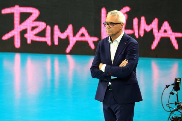 October 21, 2026, Germany, GER, DEU, Volleyball 1st Bundesliga, Day 1, 2026–2027 Season, Berlin, BR Volleys vs. FT Freiburg Coach Andrea Anastasi BR Volleys nordphoto GmbH Engler Berlin Max Schmeling Halle Berlin Germany Copyright: xNordphotox xEnglerx