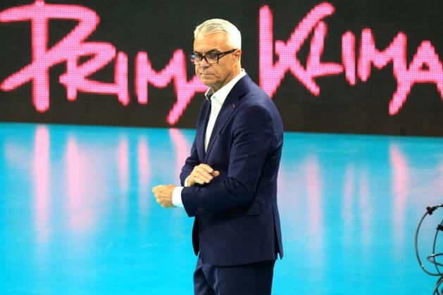 October 21, 2026, Germany, GER, DEU, Volleyball 1st Bundesliga, Day 1, 2026–2027 Season, Berlin, BR Volleys vs. FT Freiburg Coach Andrea Anastasi BR Volleys nordphoto GmbH Engler Berlin Max Schmeling Halle Berlin Germany Copyright: xNordphotox xEnglerx