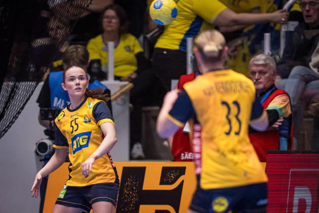 Handball, Women, International Friendly, Sweden vs. Brazil, October 22, 2022: Clara Petersson Bergsten of Sweden during the international friendly handball match between Sweden and Brazil on October 22, 2026 in Alingsas. Photo by Christoffer Borg Mattisson, BILDBYRÅN COP 261 CB0565 handball, Swedish national handball team, Sweden, Brazil, women s national team, BBeng  Copyright: CHRISTOFFERxBORGxMATTISSON BB261022CB037