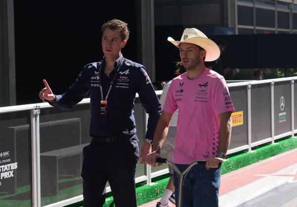 October 22, 2026, Circuit of The Americas, Austin, 2026 FORMULA 1 MSC CRUISES UNITED STATES GRAND PRIX, pictured: Pierre Gasly (FRA), BWT Alpine F1 Team. Photo by Hasan Bratic, DeFodi Images