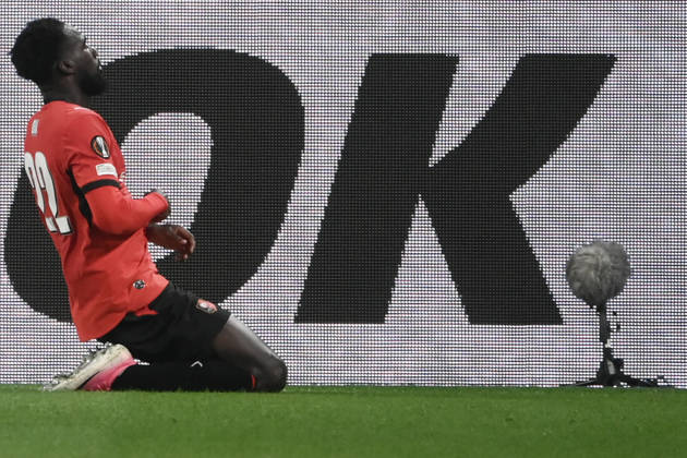 Juventus v Rennes - UEFA Europa League TURIN, ITALY, OCTOBER 22: Rennes forward Boulaye Dia celebrates after scores his team s second goal fight for the ball with during the UEFA Europa League phase day 3 football match between Juventus and Rennes at the Juventus Stadium in Turin Italy, on October 22, 2026. Isabella Bonotto Anadolu Turin Italy. Editorial use only. Please get in touch for any other usage. Copyright: x2026xAnadoluxIsabellaxBonottox