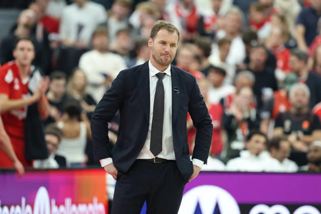 Anton Gavel, FC Bayern Basketball, Head Coach, GER, FC Bayern Basketball vs. Dubai Basketball, Basketball, EuroLeague, Matchday 7, 2026–2027 Season, October 22, 2026, GER, FC Bayern Basketball vs. Dubai Basketball, Basketball, EuroLeague, Matchday 7, 2026–2027 Season, October 22, 2026, Munich Copyright: xEibner-Pressefoto JennixMaulx EP_JML