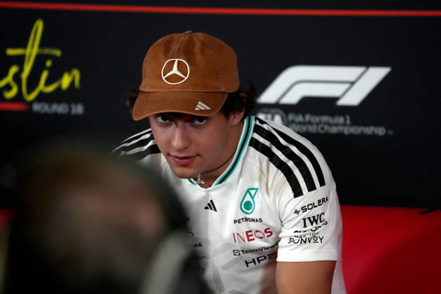 October 22, 2026, Circuit of The Americas, Austin, 2026 FORMULA 1 MSC CRUISES UNITED STATES GRAND PRIX, pictured: Andrea Kimi Antonelli (ITA), Mercedes AMG Petronas Formula One Team. Photo by Hasan Bratic, DeFodi Images