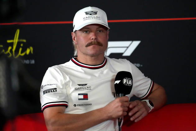 October 22, 2026, Circuit of The Americas, Austin, 2026 FORMULA 1 MSC CRUISES UNITED STATES GRAND PRIX; pictured: Valtteri Bottas (FIN), Cadillac Formula 1 Team. Photo by Hasan Bratic, DeFodi Images
