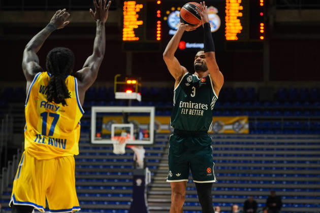 October 22, 2026, Belgrade, Central Serbia, Serbia: 20261022, Belgrade, Serbia - Maccabi Rapyd Tel Aviv and Real Madrid play a EuroLeague regular season basketball game at the Aleksandar Nikolic Hall. LUWAWU-CABARROT TIMOTHE in action during the game. EuroLeague 2026 27: Maccabi Rapyd Tel Aviv 99:113 Real Madrid  - ZUMAd223 20261022_zip_d223_045 Copyright: xMarkoxDimicx
