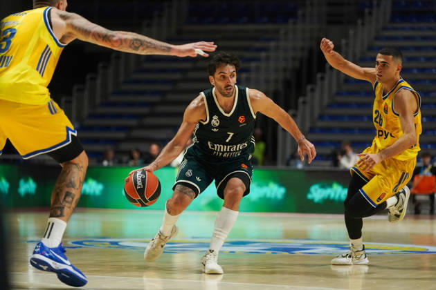 October 22, 2026, Belgrade, Central Serbia, Serbia: 20261022, Belgrade, Serbia - Maccabi Rapyd Tel Aviv and Real Madrid play a EuroLeague regular season basketball game at the Aleksandar Nikolic Hall. CAMPAZZO FACUNDO in action during the game. EuroLeague 2026 27: Maccabi Rapyd Tel Aviv 99:113 Real Madrid  - ZUMAd223 20261022_zip_d223_064 Copyright: xMarkoxDimicx
