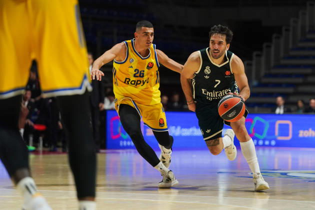 October 22, 2026, Belgrade, Central Serbia, Serbia: 20261022, Belgrade, Serbia - Maccabi Rapyd Tel Aviv and Real Madrid play a EuroLeague regular season basketball game at the Aleksandar Nikolic Hall. CAMPAZZO FACUNDO in action during the game. Belgrade Serbia - ZUMAd223 20261022_zip_d223_073 Copyright: xMarkoxDimicx