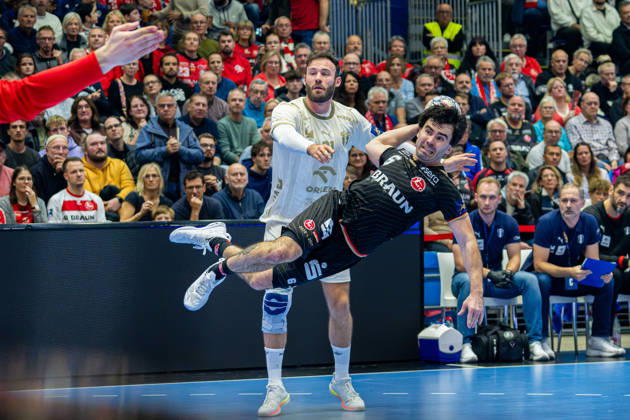 Kassel, Germany, October 22, 2026 EHF Champions League 2026–2027 Group Stage Group B Match 5 MT Melsungen vs. Orlen Wisla Plock Pictured: Erik Balenciaga MT Rothenbach Halle, Hesse Copyright: xFotostandx xKruczynskix