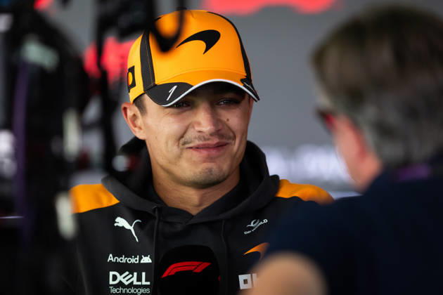F1 - UNITED STATES GRAND PRIX 2026 NORRIS Lando (gbr), McLaren F1 Team MCL40, portrait during the 2026 Formula 1 United States Grand Prix, 18th round of the 2026 Formula One World Championship, WM, Weltmeisterschaft from October 23 to 25, 2026 on the Circuit of the America, in Austin, Texas, United States of America - AustinUnited States  Copyright: xAndrÃ xFerreirax