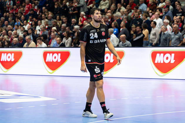 Kassel, Germany, October 22, 2026 EHF Champions League 2026–2027 Group Stage Group B Match 5 MT Melsungen vs. Orlen Wisla Plock Pictured: Daniel Dujshebaev MT Rothenbach Halle, Hesse Copyright: xFotostandx xKruczynskix
