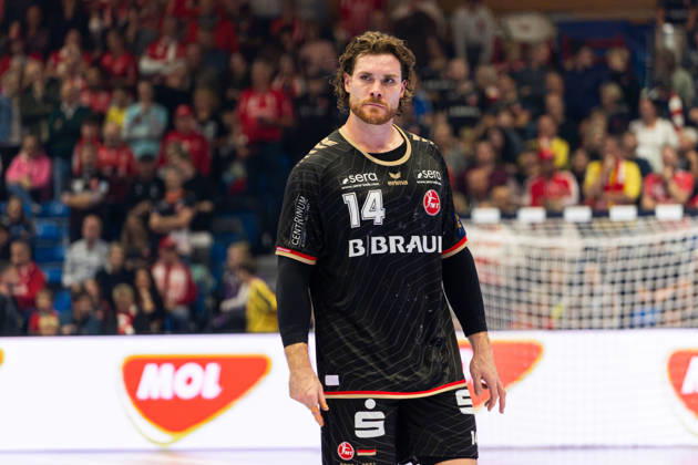 Kassel, Germany, October 22, 2026 EHF Champions League 2026–2027 Group Stage Group B Match 5 MT Melsungen vs. Orlen Wisla Plock Pictured: Johannes Golla MT Rothenbach Halle, Hesse Copyright: xFotostandx xKruczynskix