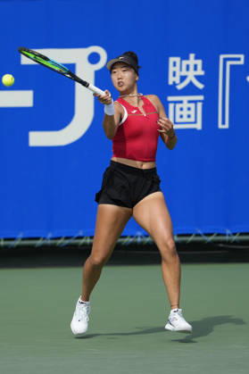 WTA, Tennis Damen Kinoshita Group Japan Open - Day 5 Ann Li of the United States plays during her quarterfinal match against Lilli Tagger of Austria at the 2026 Kinoshita Group Japan Open Women s tennis tournament at Utsubo Tennis Center in Osaka, Japan, on October 23, 2026. Osaka Japan  Copyright: xOwenxHammondx originalFilename:hammond-2026kino261023_npDxQ.jpg