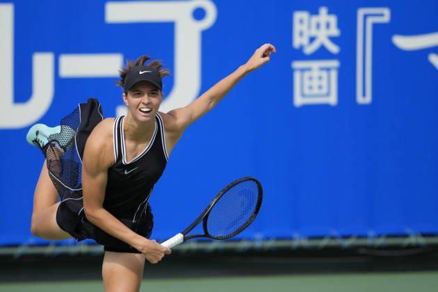 WTA, Tennis Damen Kinoshita Group Japan Open - Day 5 Lilli Tagger of Austria plays during her quarterfinal match against Ann Li of the United States at the 2026 Kinoshita Group Japan Open Women s tennis tournament at Utsubo Tennis Center in Osaka, Japan, on October 23, 2026. Osaka Japan  Copyright: xOwenxHammondx originalFilename:hammond-2026kino261023_npi6S.jpg