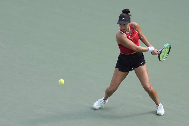 WTA, Tennis Damen Kinoshita Group Japan Open - Day 5 Ann Li of the United States plays during her quarterfinal match against Lilli Tagger of Austria at the 2026 Kinoshita Group Japan Open Women s tennis tournament at Utsubo Tennis Center in Osaka, Japan, on October 23, 2026. Osaka Japan  Copyright: xOwenxHammondx originalFilename:hammond-2026kino261023_npLvu.jpg