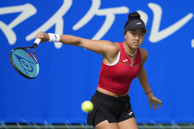 WTA, Tennis Damen Kinoshita Group Japan Open - Day 5 Ann Li of the United States plays during her quarterfinal match against Lilli Tagger of Austria at the 2026 Kinoshita Group Japan Open Women s tennis tournament at Utsubo Tennis Center in Osaka, Japan, on October 23, 2026. Osaka Japan  Copyright: xOwenxHammondx originalFilename:hammond-2026kino261023_npPr5.jpg