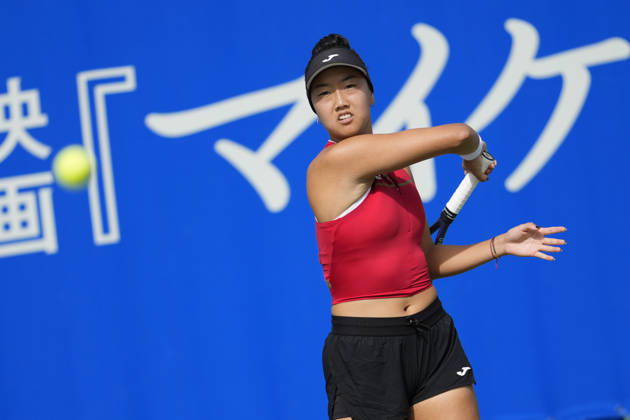 WTA, Tennis Damen Kinoshita Group Japan Open - Day 5 Ann Li of the United States plays during her quarterfinal match against Lilli Tagger of Austria at the 2026 Kinoshita Group Japan Open Women s tennis tournament at Utsubo Tennis Center in Osaka, Japan, on October 23, 2026. Osaka Japan  Copyright: xOwenxHammondx originalFilename:hammond-2026kino261023_nptPF.jpg