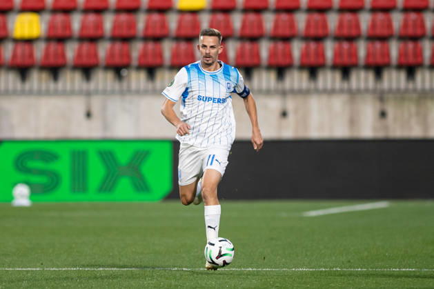 Inter Club Escaldes v Universitatae Craiova - UEFA Conference League Nicusor Bancu, player number 11 of Universitatea Craiova, is in action during the UEFA Conference League match between Inter Club d Escaldes and Universitatea Craiova at New FAF Stadium in Encamp, Andorra, on October 22, 2026. Encamp Andorra Andorra  Copyright: xWalterxCunhax originalFilename:cunhacarvalho-notitle261022_npiI2.jpg