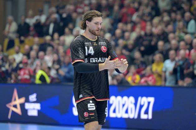 Johannes Golla, MT Melsungen 14, GER, MT Melsungen vs. Orlen Wisla Plock, POL, Handball, Men s Champions League, Group Matches, 2026–2027 Season, October 22, 2026, GER, MT Melsungen vs. Orlen Wisla Plock, Men s Champions League, Group Match, 2026–2027 Season, October 22, 2026, Kassel Copyright: xEibner-Pressefotox xRolandxSippelx EP_RSL