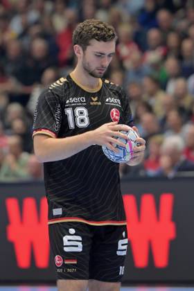 Florian Drosten, MT Melsungen 18, GER, MT Melsungen vs. Orlen Wisla Plock, POL, Handball, Men s Champions League, Group Matches, 2026–2027 Season, October 22, 2026, GER, MT Melsungen vs. Orlen Wisla Plock, Men’s Champions League, Group Match, 2026–2027 Season, October 22, 2026, Kassel Copyright: xEibner-Pressefotox xRolandxSippelx EP_RSL
