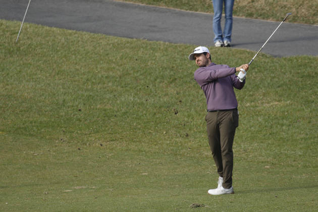 October 23, 2026, Cheonan, Chungnam, SOUTH KOREA: Oct 23, 2026-Cheonan, South Korea-Brandon KEWALRAMANI of United States Second Shot on 6th Green during a DP World Tour Genesis Championship at Woo Jeong Hills CC in Cheonan, South Korea. DP World Tour Genesis Championship Round2  - ZUMAr168 20261023_aap_r168_005 Copyright: xRyuxSeung-Ilx