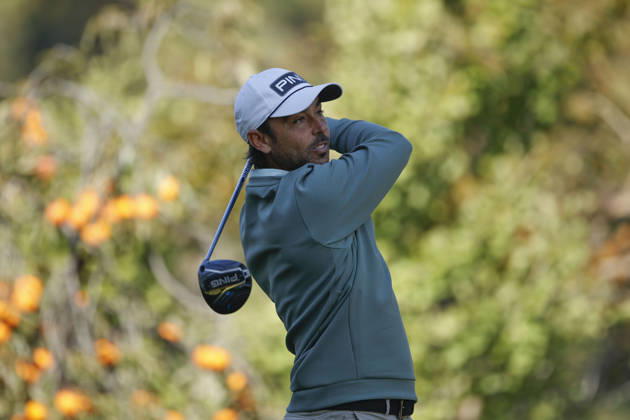 October 23, 2026, Cheonan, Chungnam, SOUTH KOREA: Oct 23, 2026-Cheonan, South Korea-Sebastian GARCIA of Spain Driver Shot on 8th Tee during a DP World Tour Genesis Championship at Woo Jeong Hills CC in Cheonan, South Korea. Cheonan SOUTH KOREA - ZUMAr168 20261023_aap_r168_034 Copyright: xRyuxSeung-Ilx