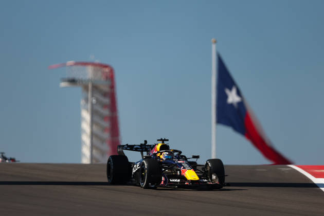 F1 - UNITED STATES GRAND PRIX 2026 03 VERSTAPPEN Max (nld), Red Bull Racing Ford RB22, action during the 2026 Formula 1 United States Grand Prix, 18th round of the 2026 Formula One World Championship, WM, Weltmeisterschaft from October 23 to 25, 2026 on the Circuit of the America, in Austin, Texas, United States of America -  Copyright: xXavixBonillax